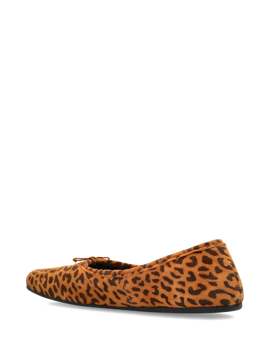 leopard print bow trainers 5