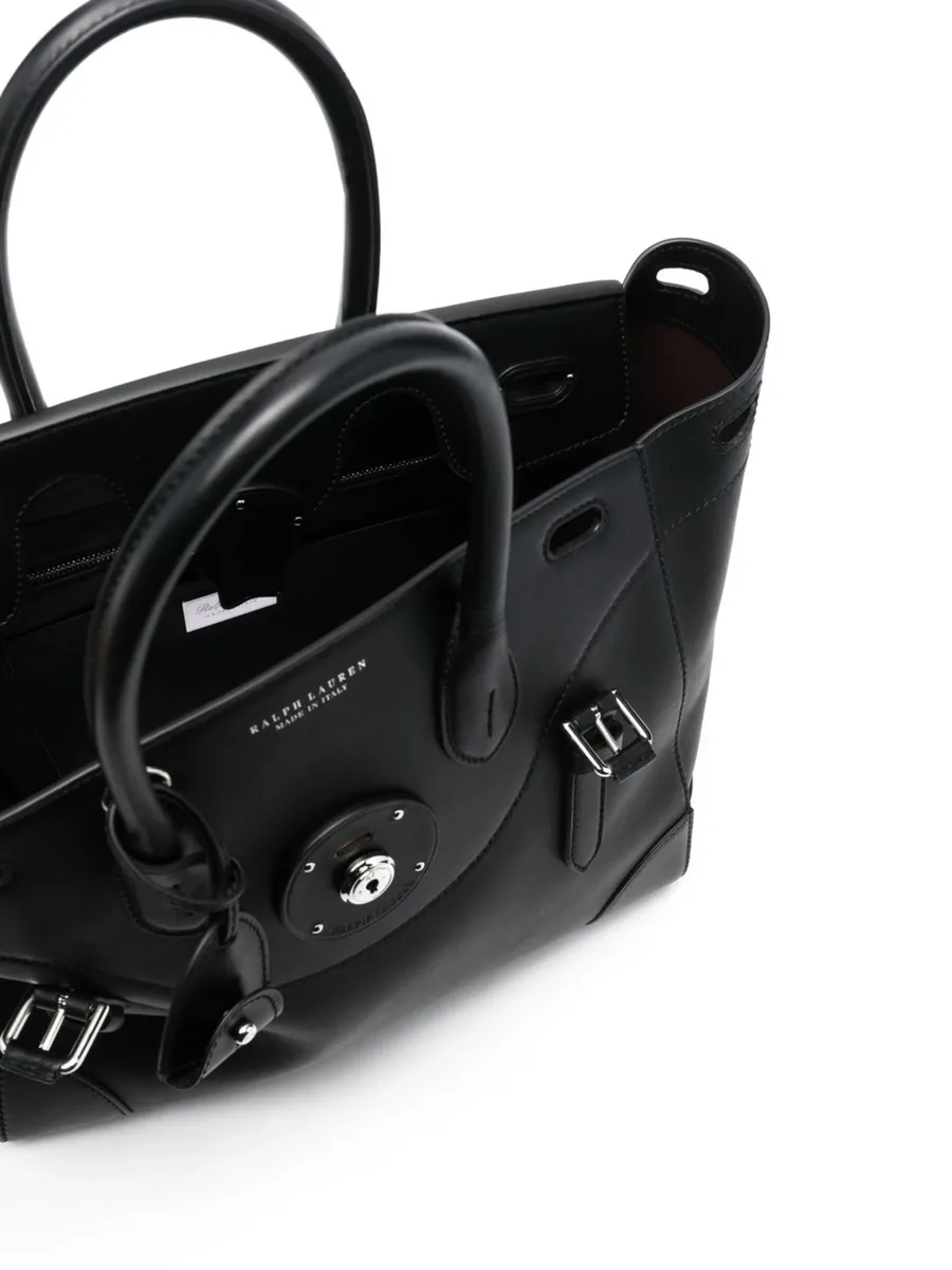 embossed-logo detail tote bag 8