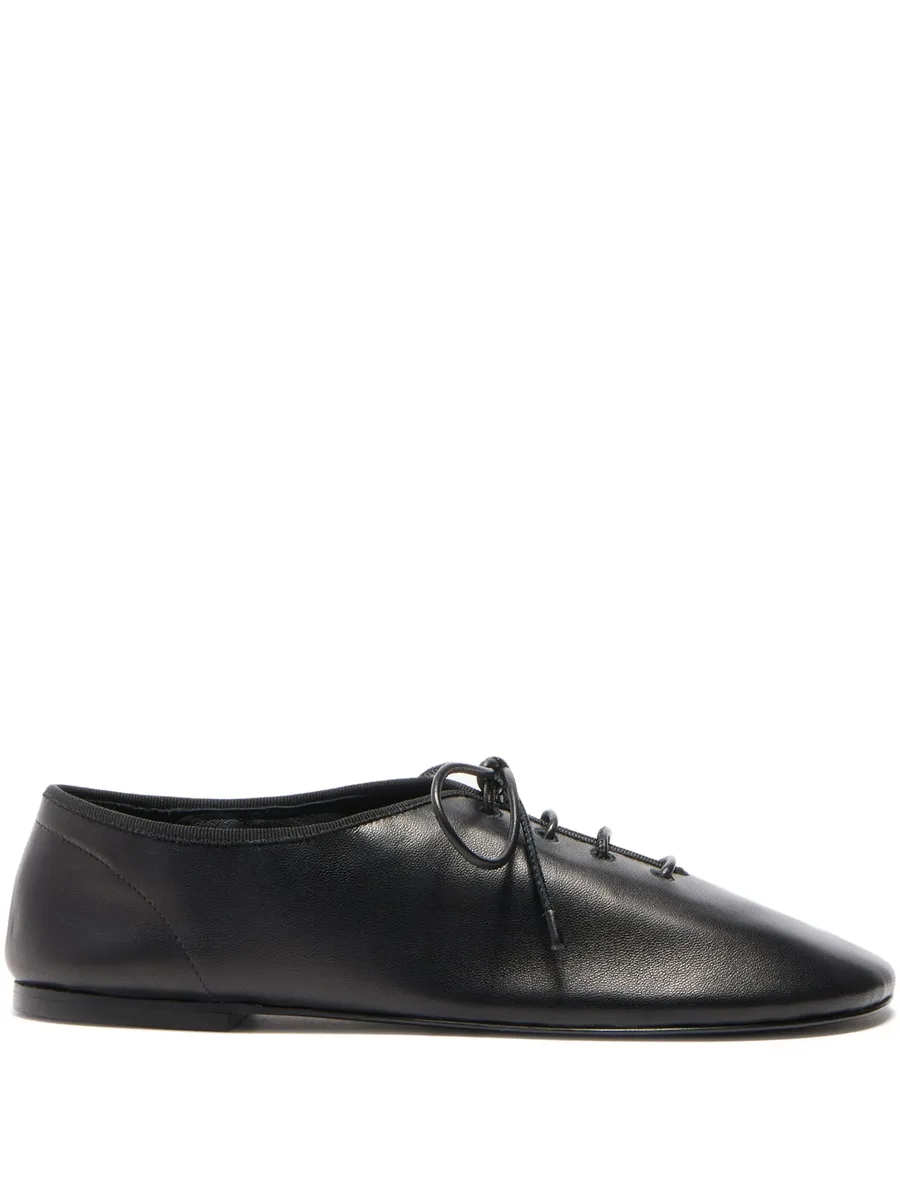 Glove lace-up ballet flats 2