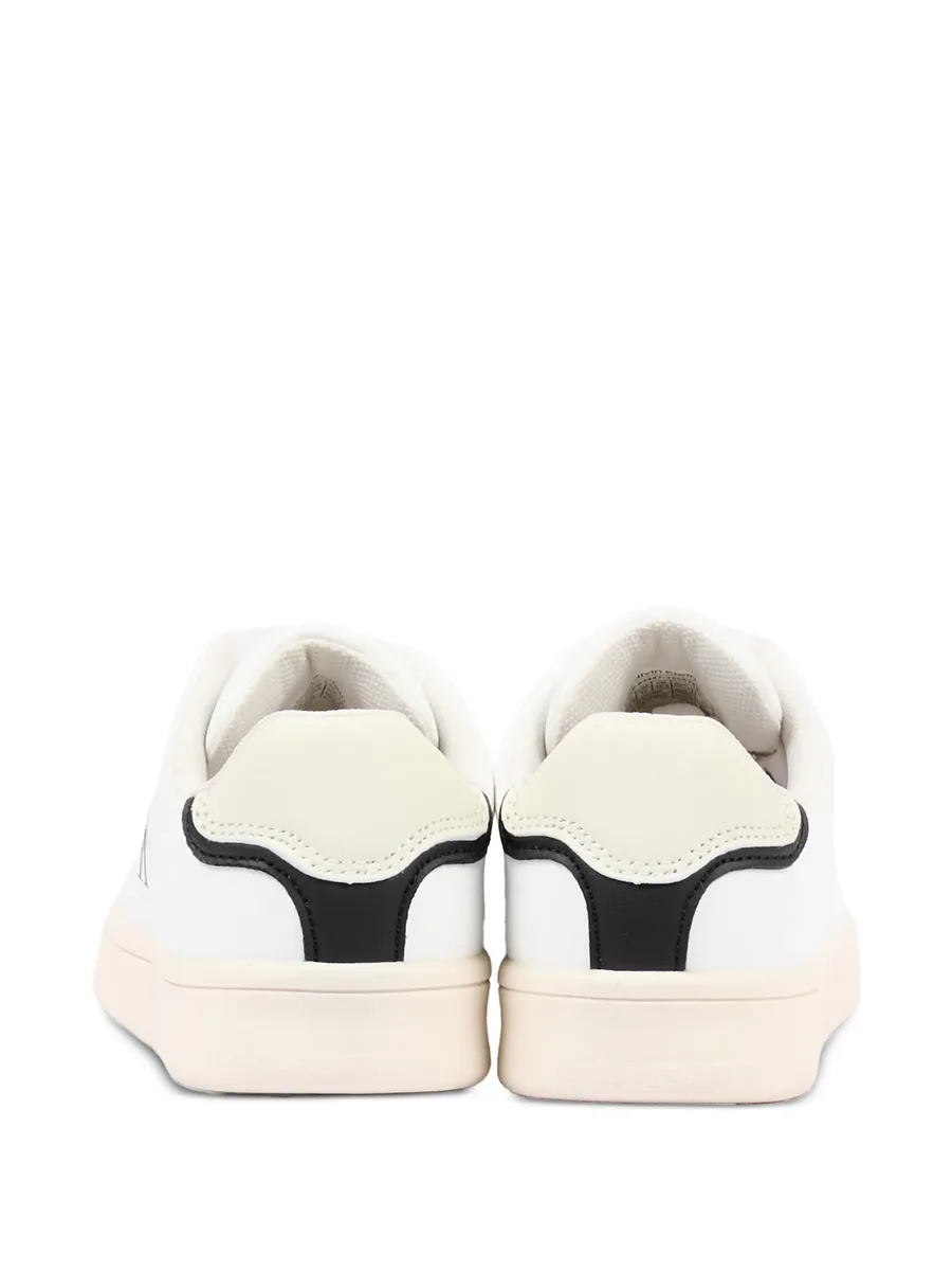 logo-print leather sneakers 9