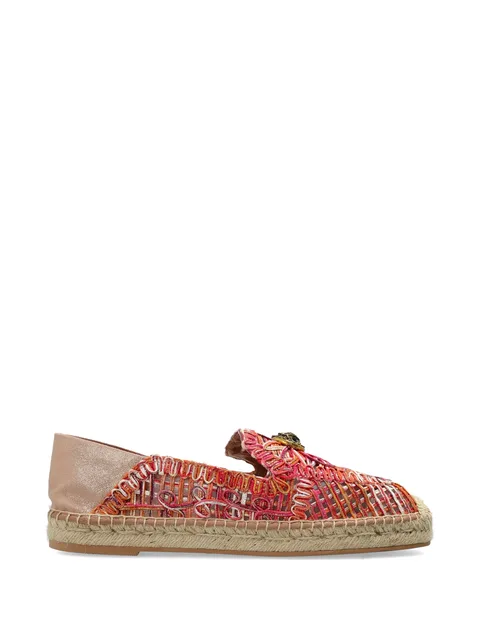 woven logo-plaque espadrilles