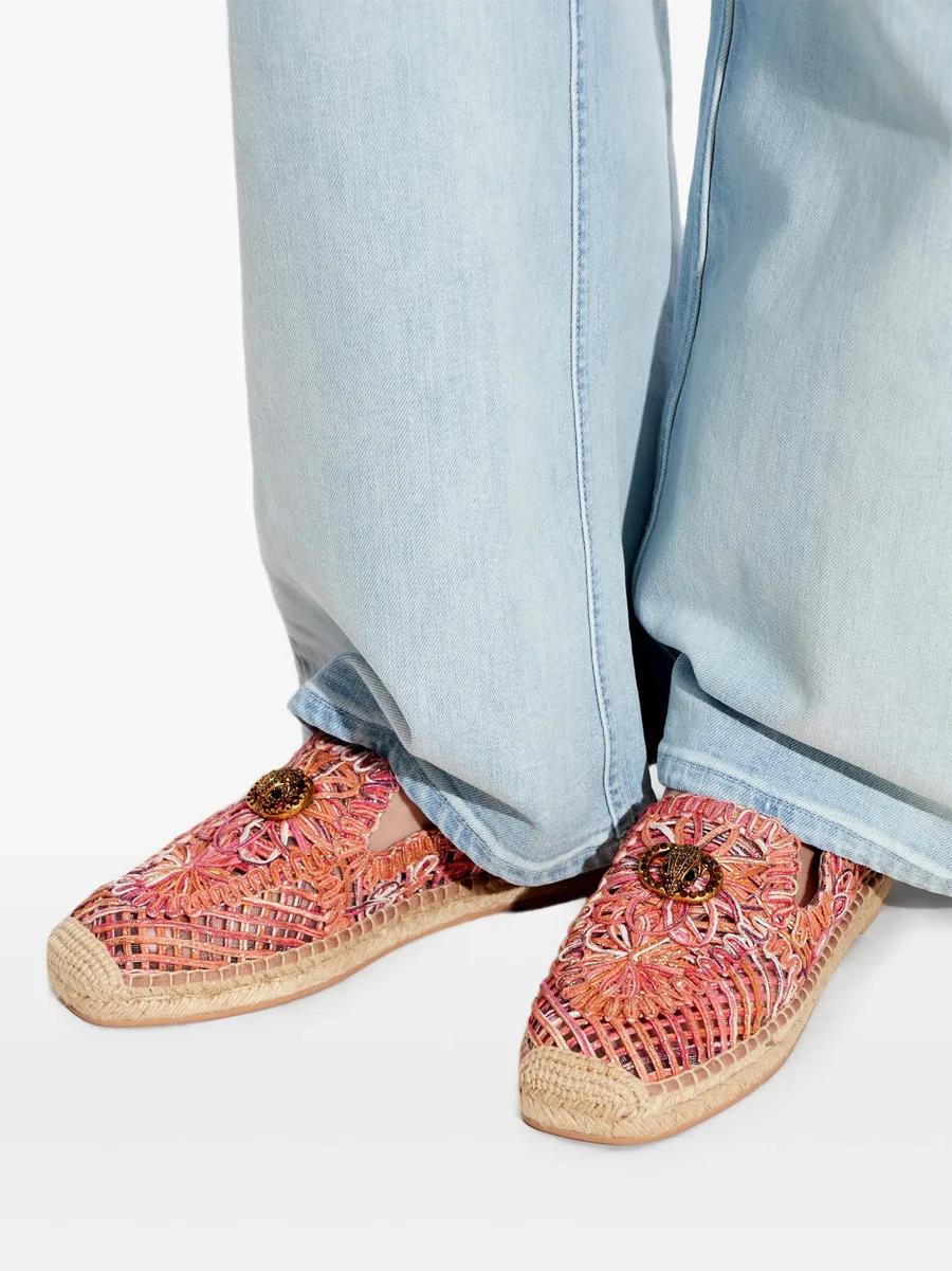 woven logo-plaque espadrilles 10