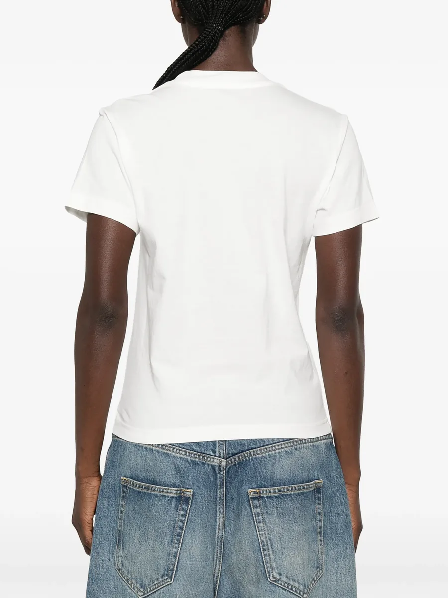 logo-embroidered T-shirt 4