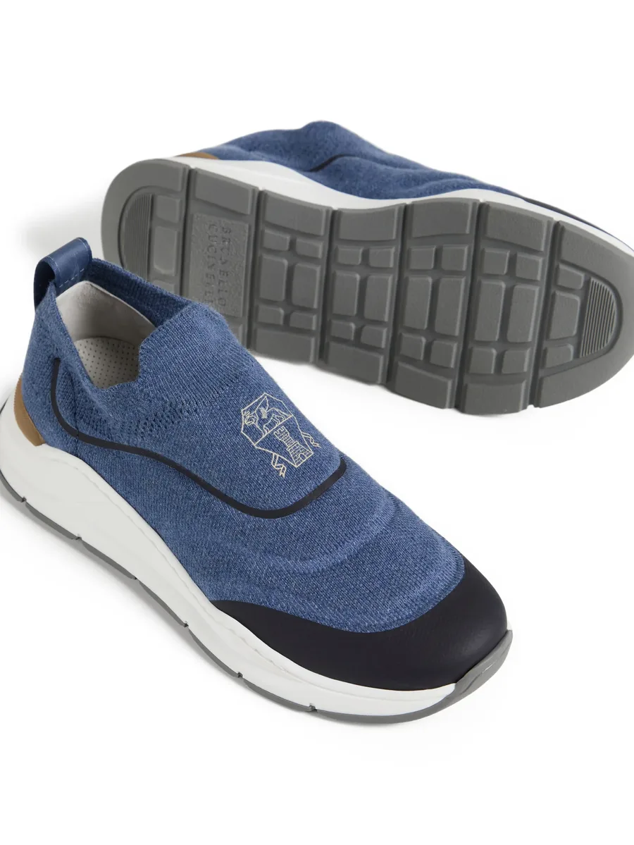 logo-print slip-on sneakers 8