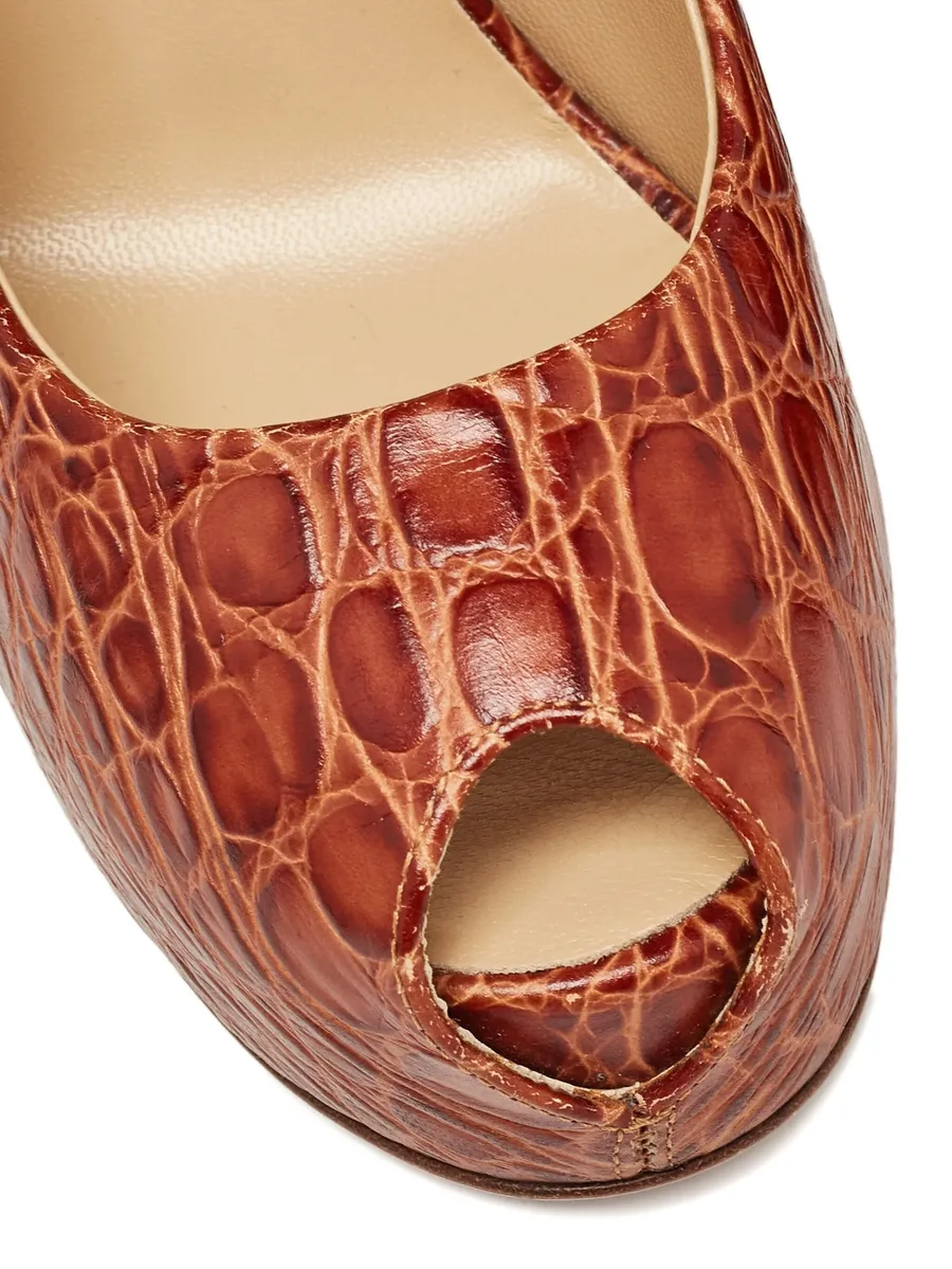 140mm crocodile-effect pumps 8