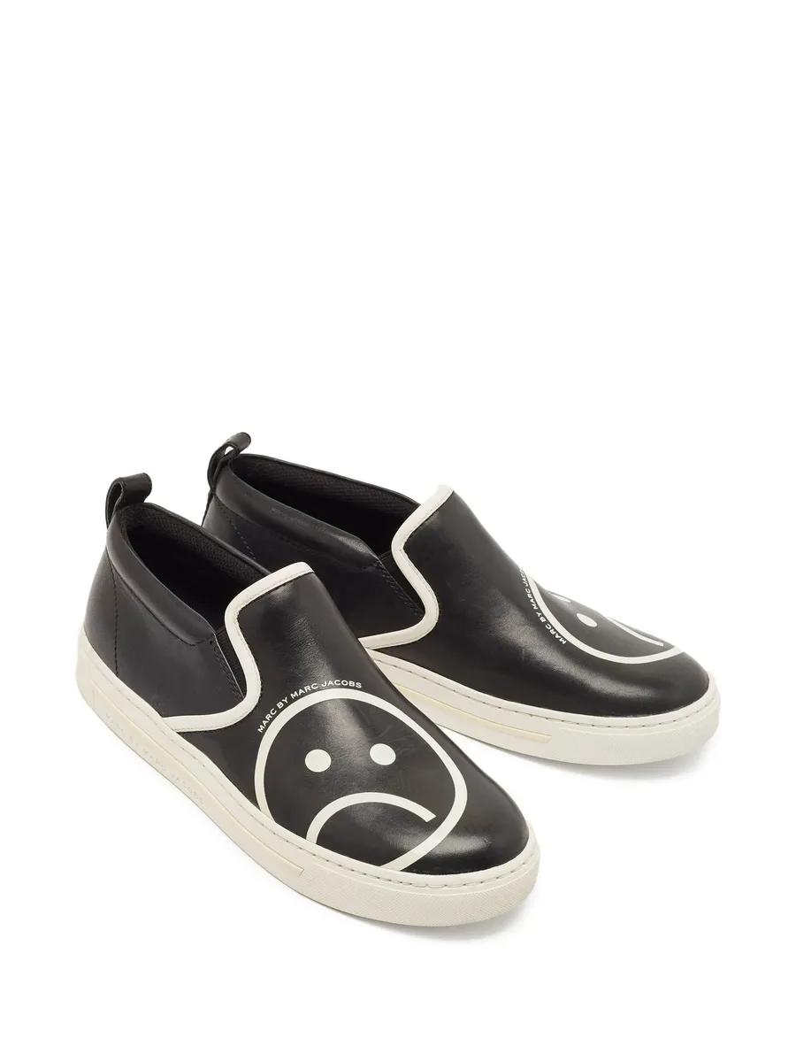 leather slip-on sneakers 3