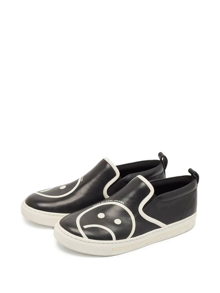 leather slip-on sneakers 5