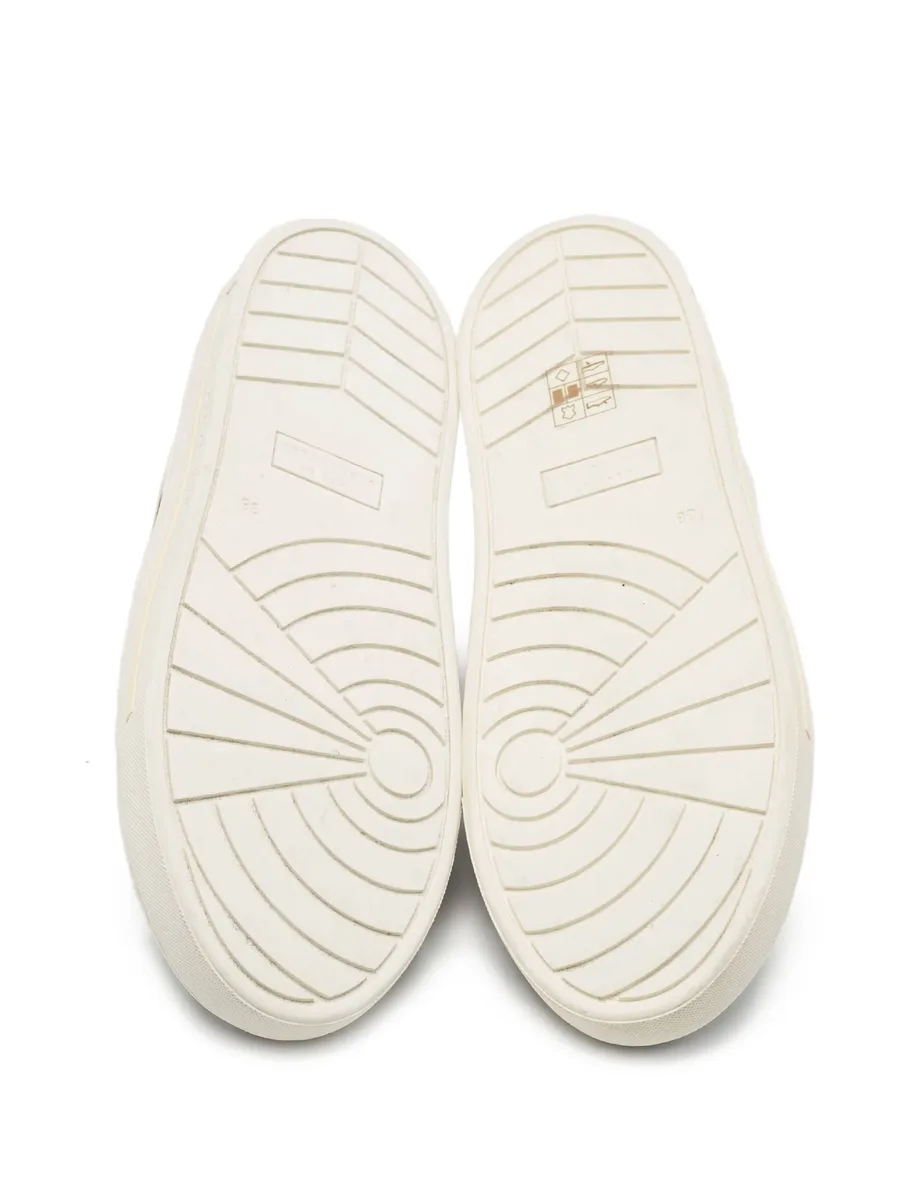 leather slip-on sneakers 10