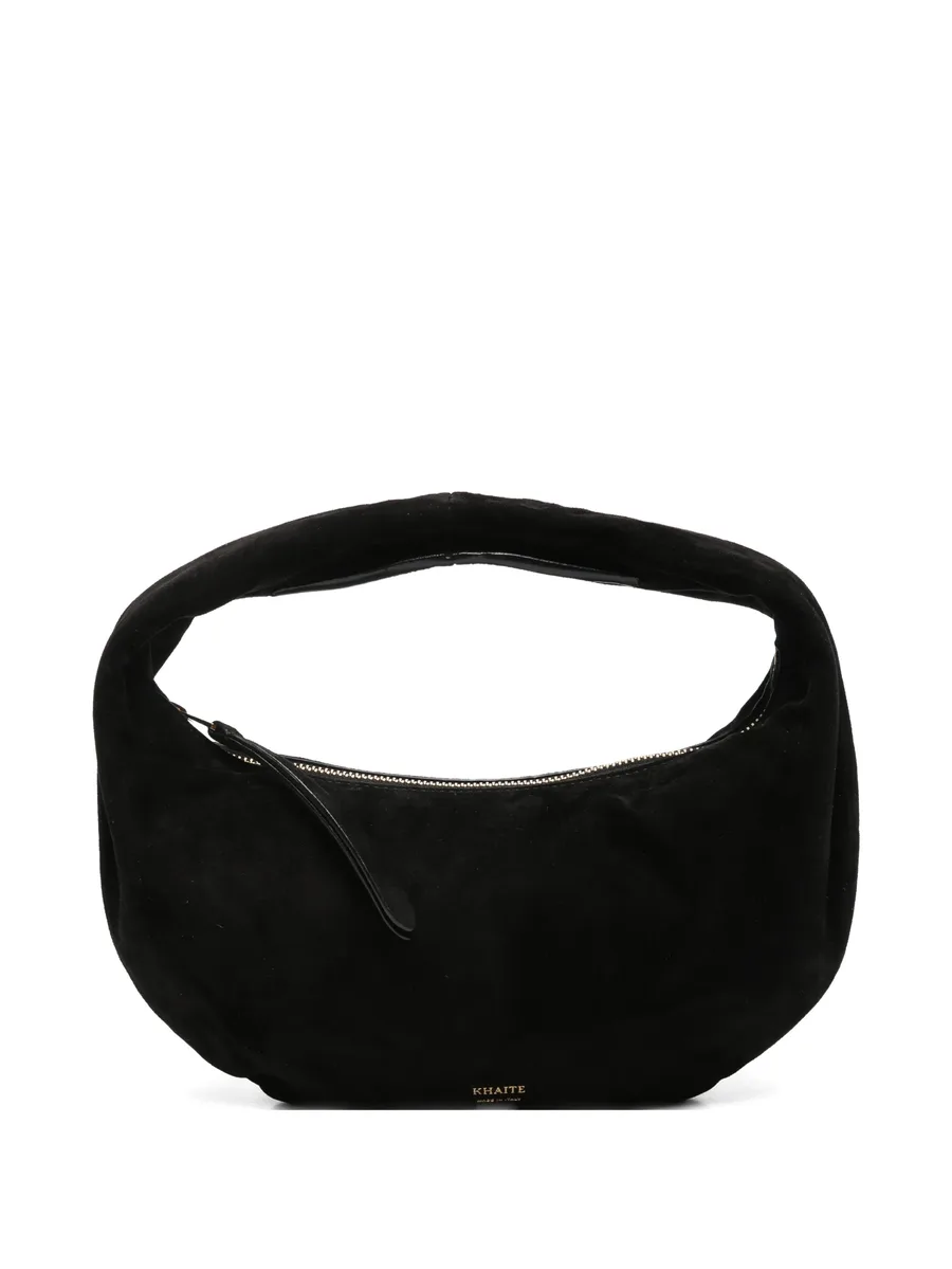 mini Olivia suede tote bag 1