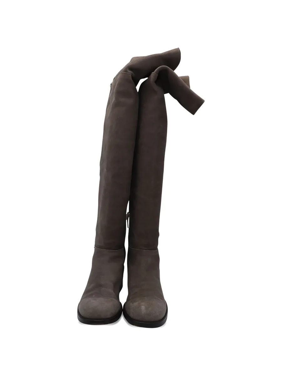 suede knee-length boots 5