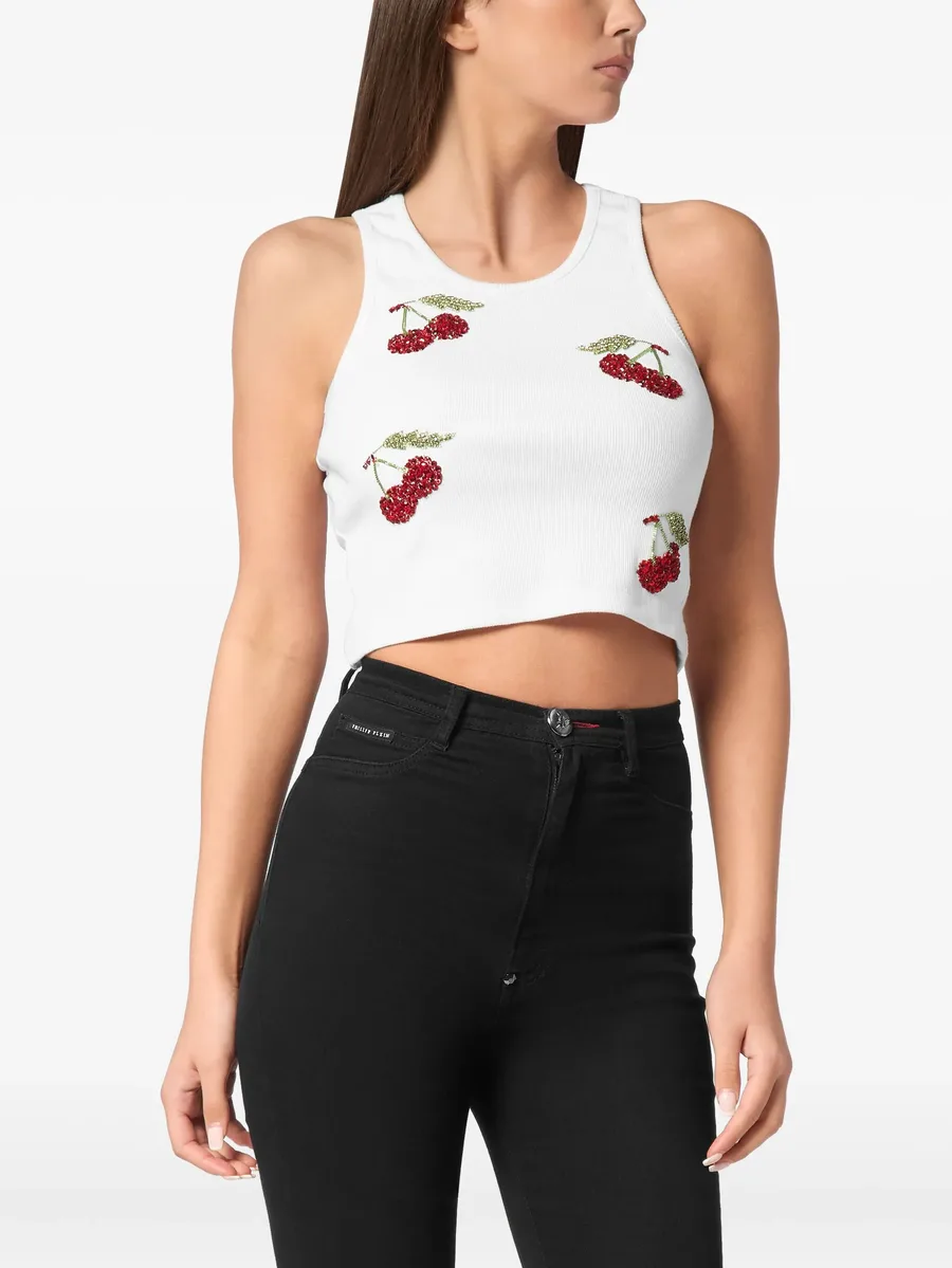 топ Cherries без рукавов 6