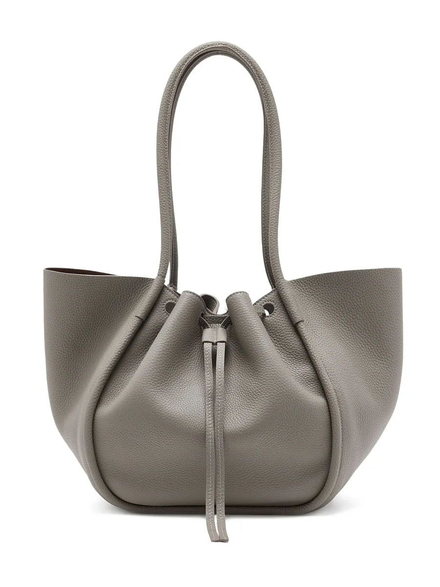 large Ruched tote bag 8