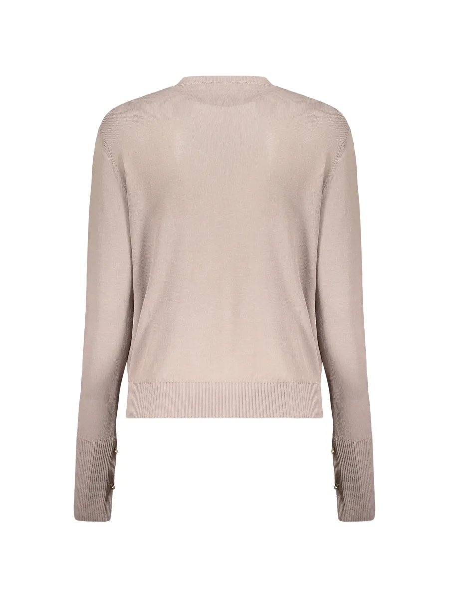 button-detail long-sleeve sweater 2