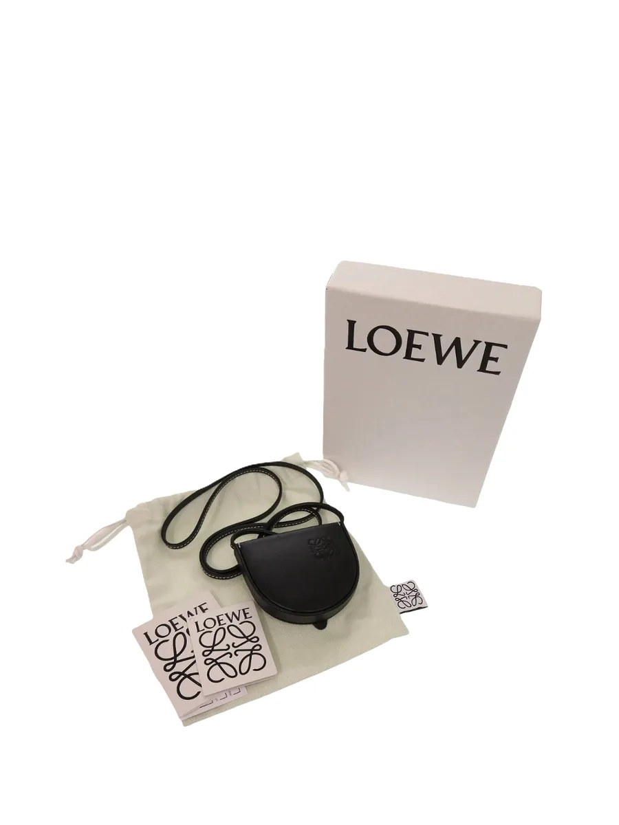 мини-сумка через плечо Soft Calfskin Anagram Heel Pouch (2019 год) 6