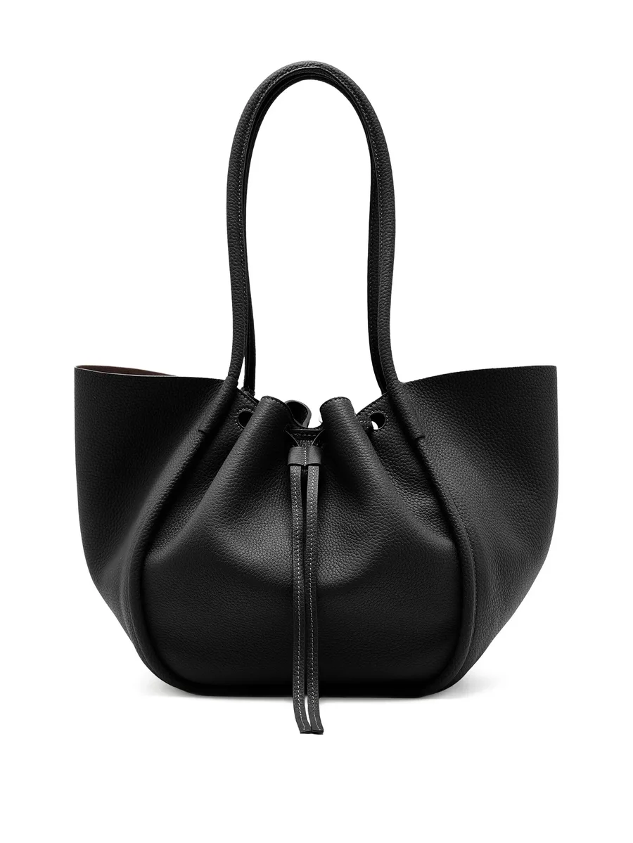 large Ruched tote bag 7