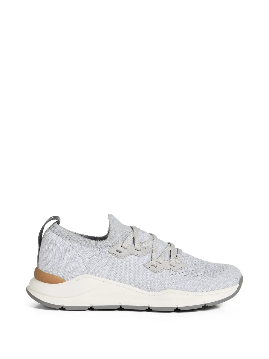 cotton chiné knit runners sneakers 4