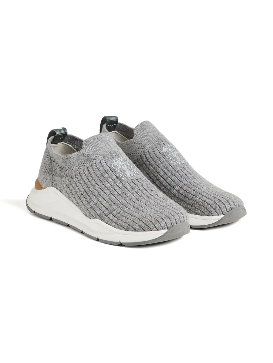 front-detail slip-on sneakers 1