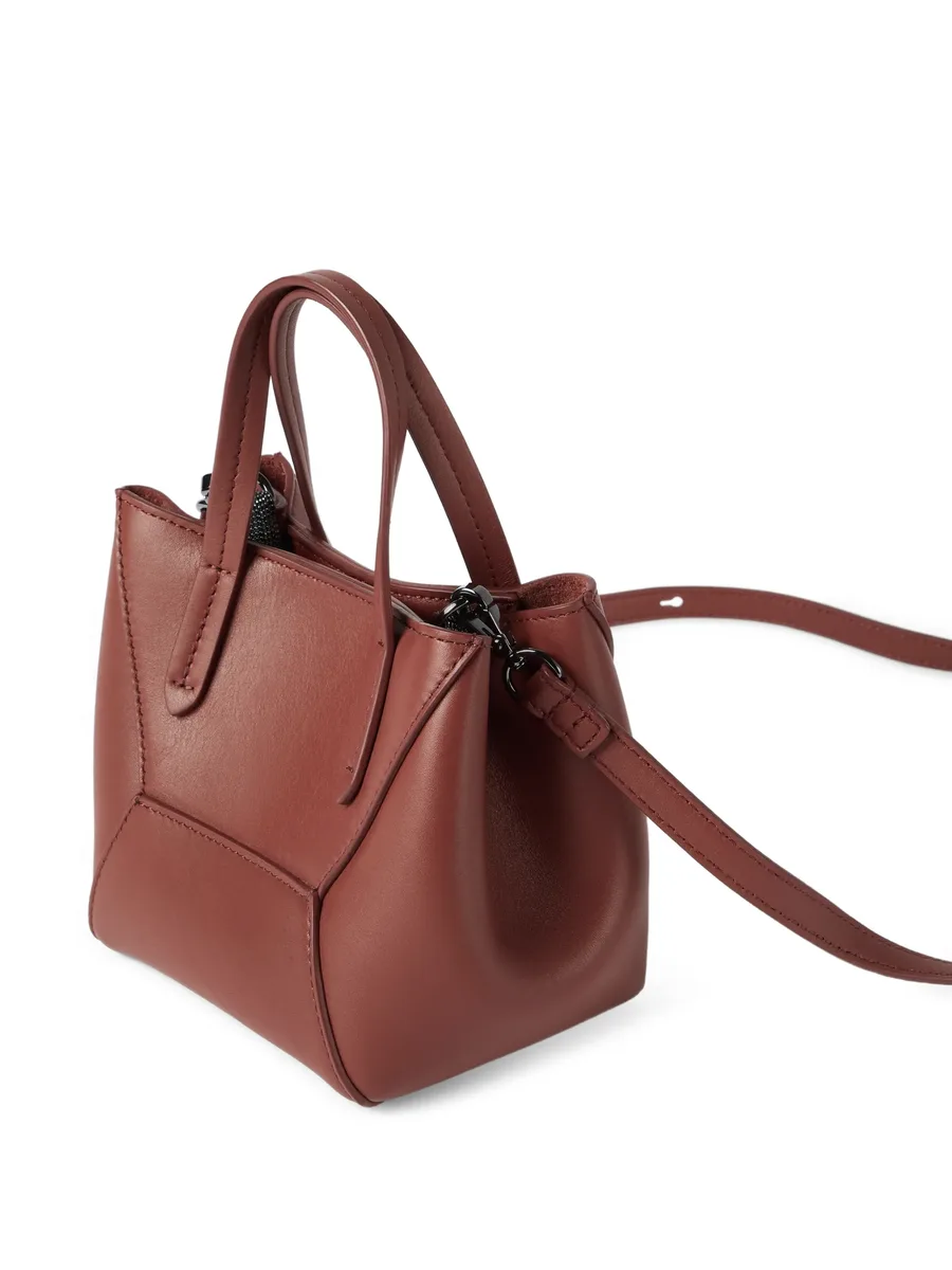 mini BC Duo leather tote bag 9