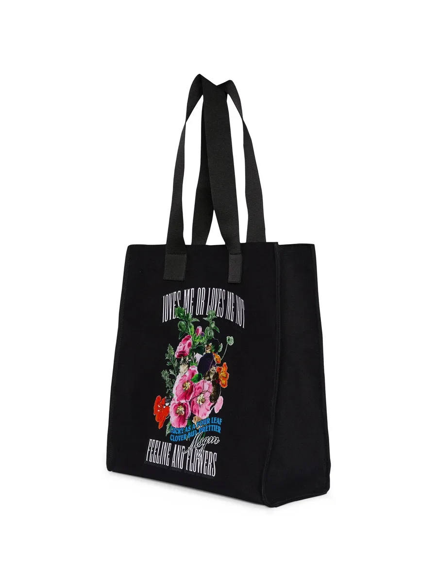 floral-print tote bag 7