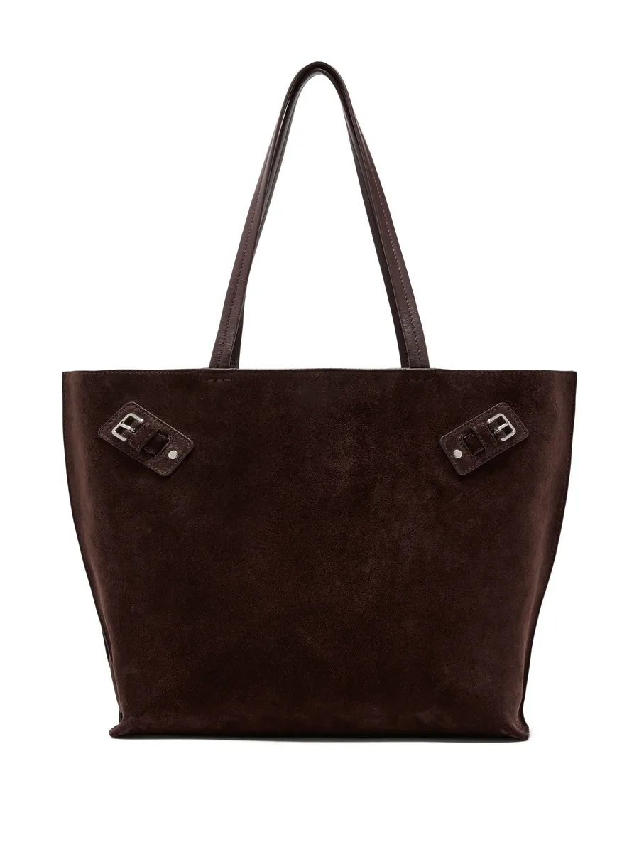 large Days buckle-detail suede tote bag 2