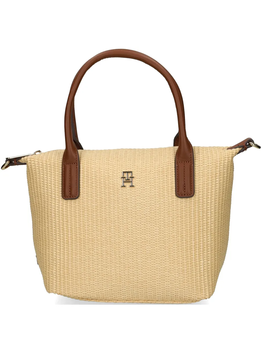 woven top-handle tote bag 2