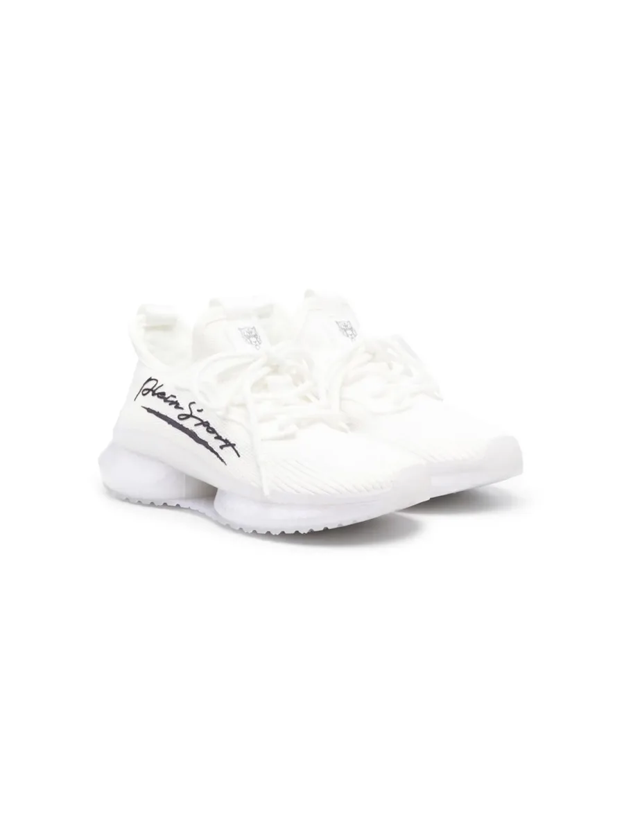 logo-print lace-up sneakers 1