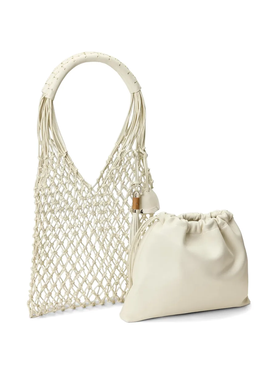 macramé tassel tote bag 10