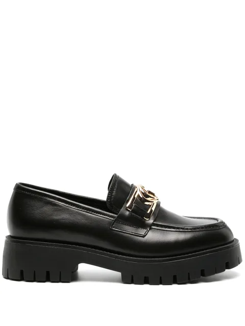 Ilary logo-plaque loafers