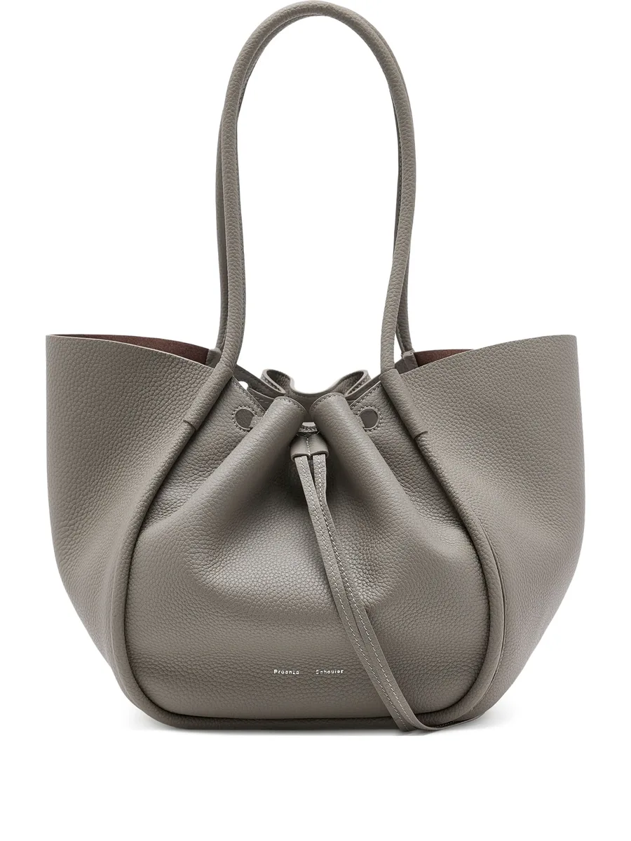 large Ruched tote bag 1
