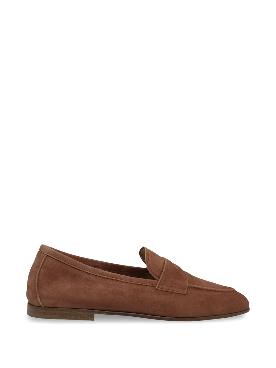 suede penny loafers 1