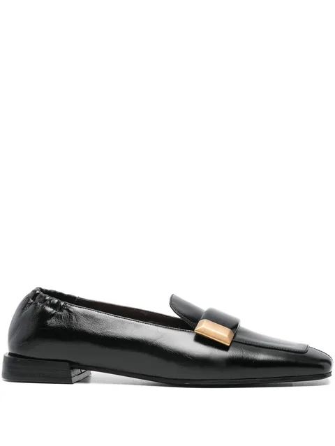 square-toe loafers
