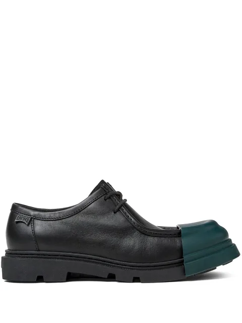 Junction contrasting-toecap loafers