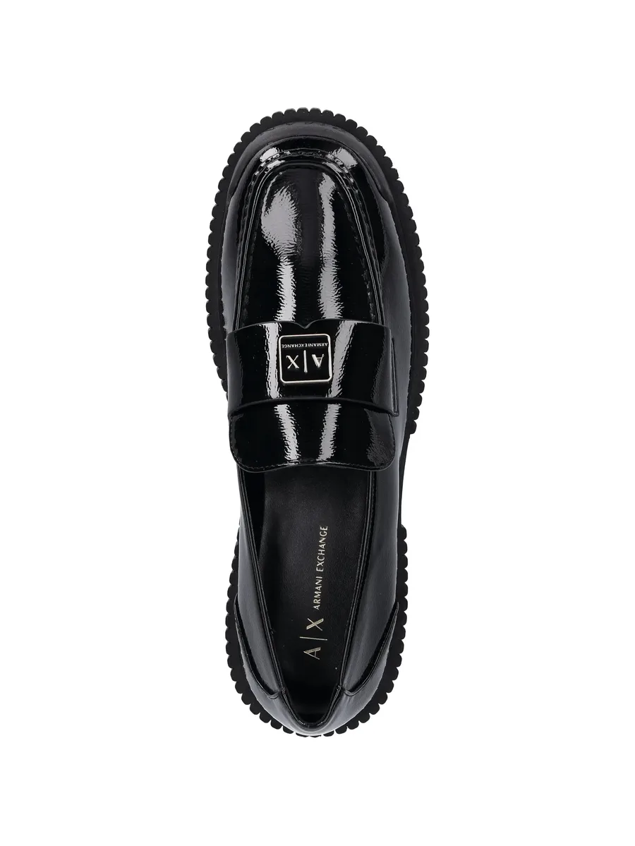 logo-plaque loafers 8