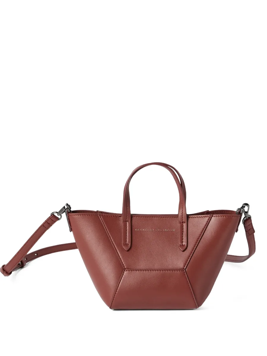 mini BC Duo leather tote bag 2