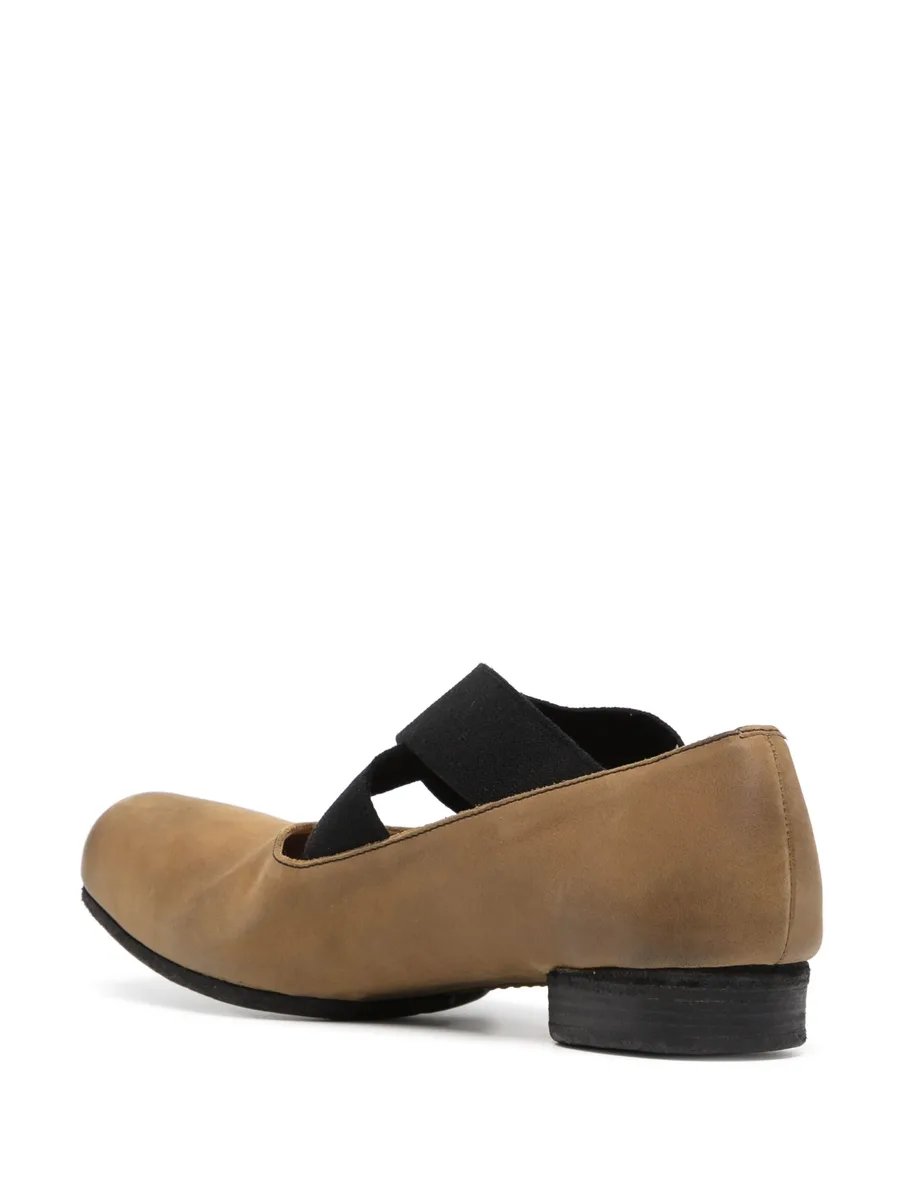 square-toe suede ballerina shoes 5