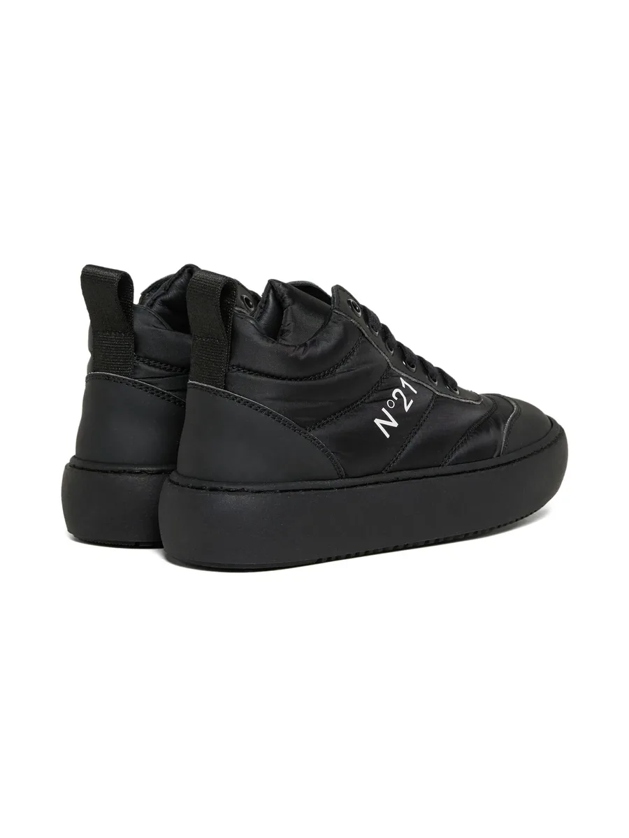 logo-print quilted sneakers 5