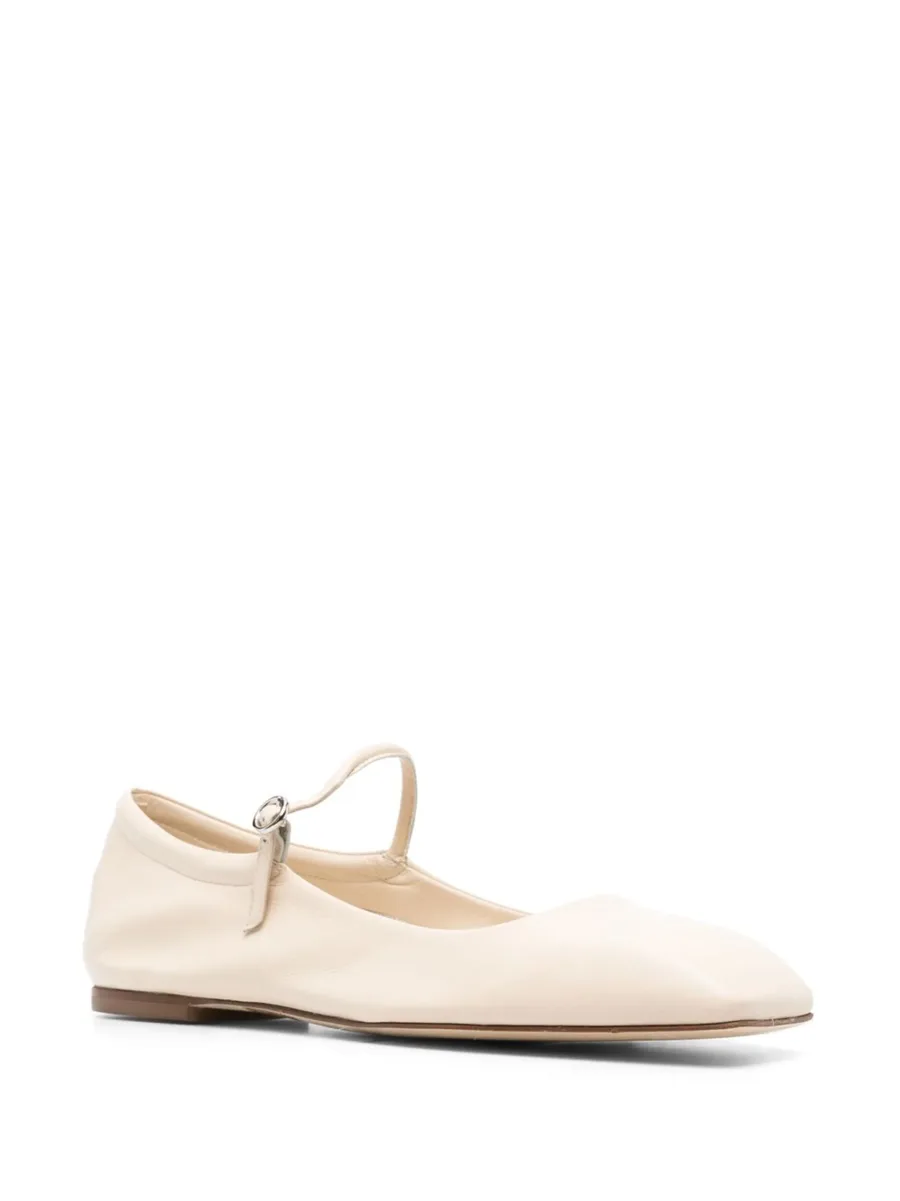Maryjane leather ballerina shoes 4