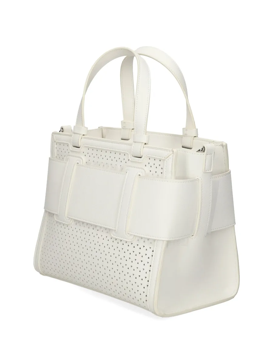 cut-out logo-detail tote bag 6