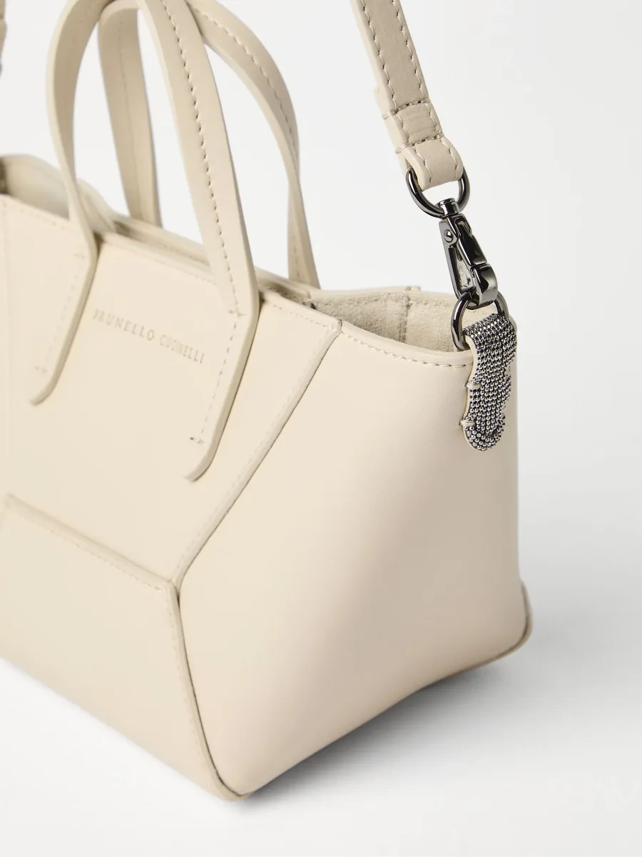 mini BC Duo leather tote bag 10