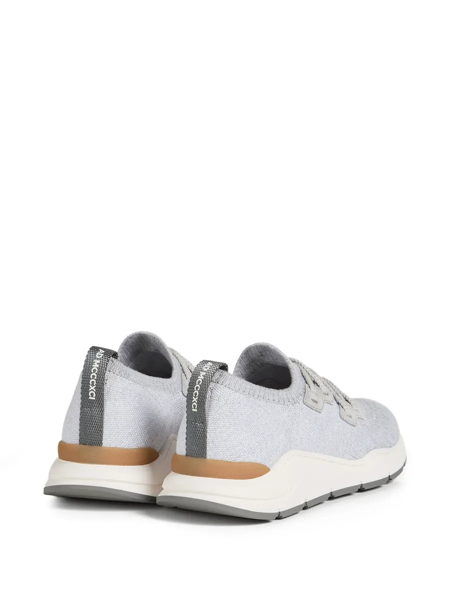 cotton chiné knit runners sneakers 5