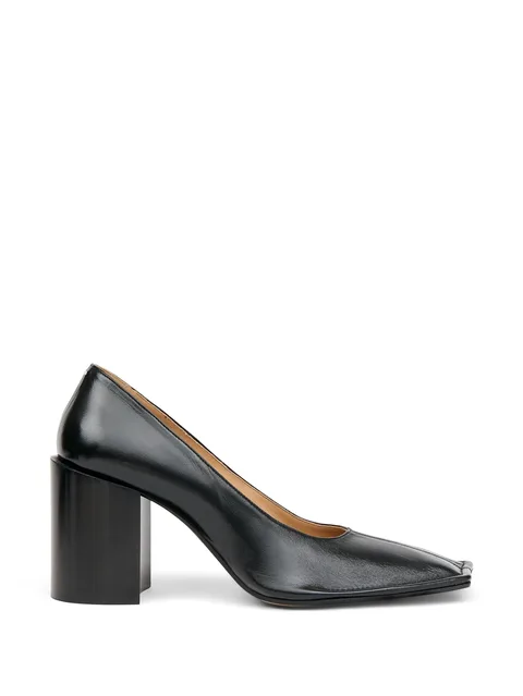piped square-toe pumps