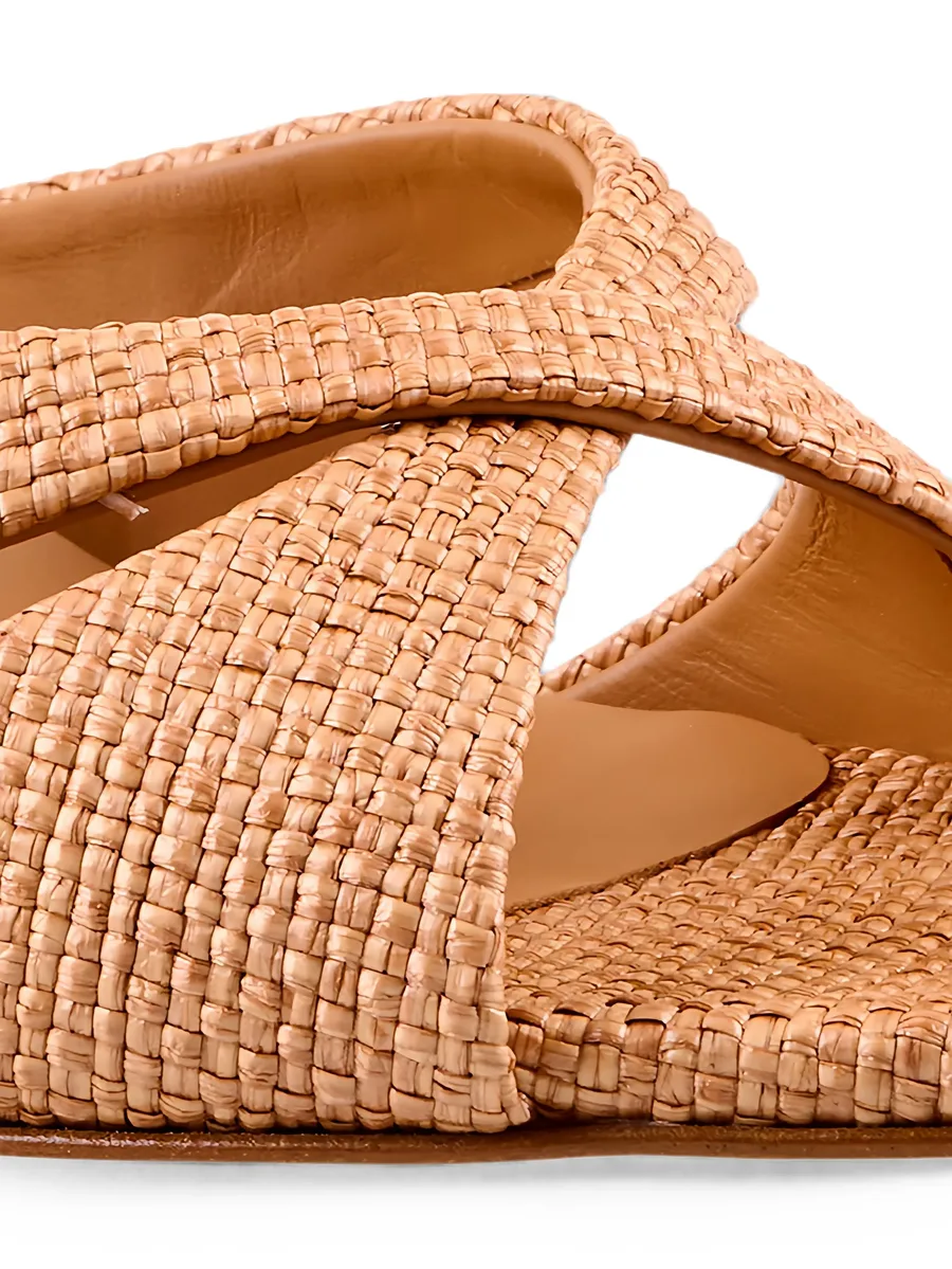 Shirley woven crossover heeled sandals 7