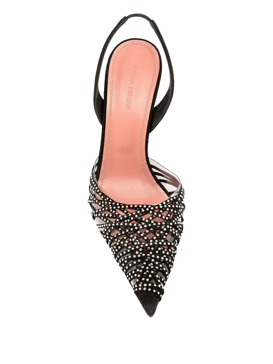 Lori beaded slingback pumps 4