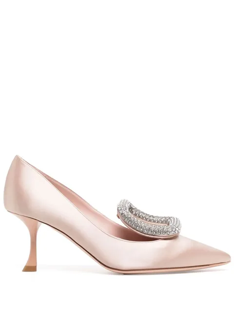70mm buckle-detail pumps