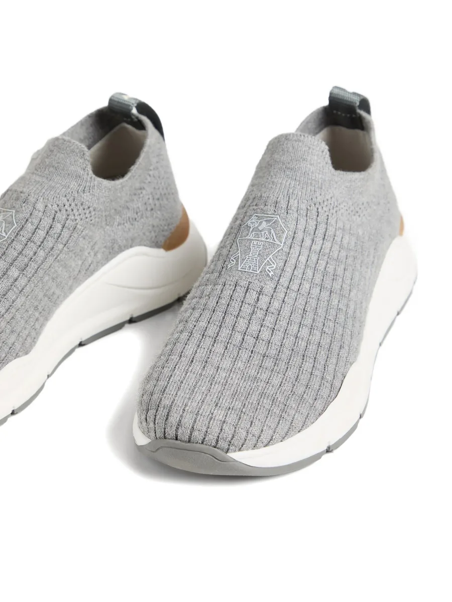 front-detail slip-on sneakers 7