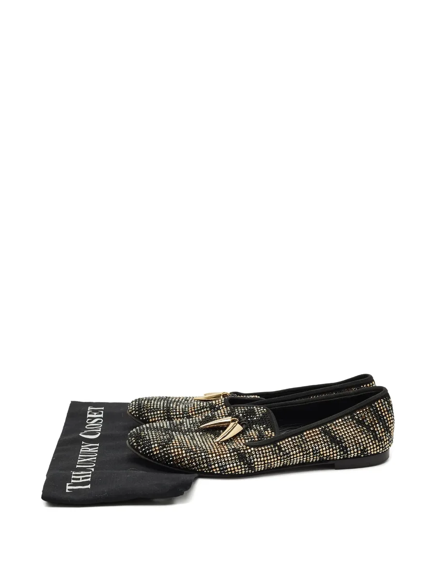 Shark Tooth crystal-embellished loafers 8
