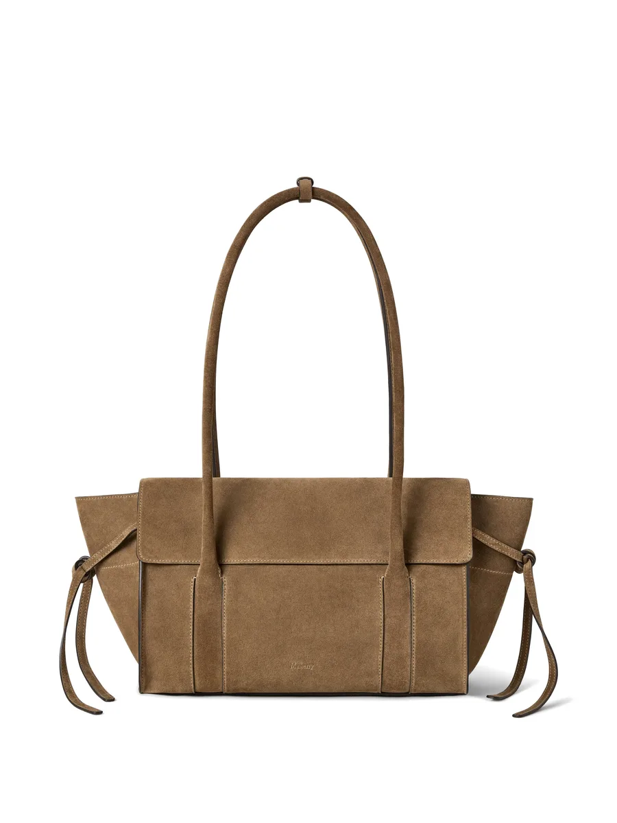 small Soft Bayswater suede shoulder bag 2
