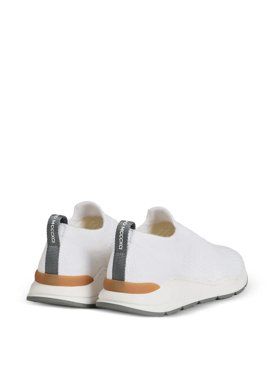 techno cotton slip-on runners with embroidered logo 5