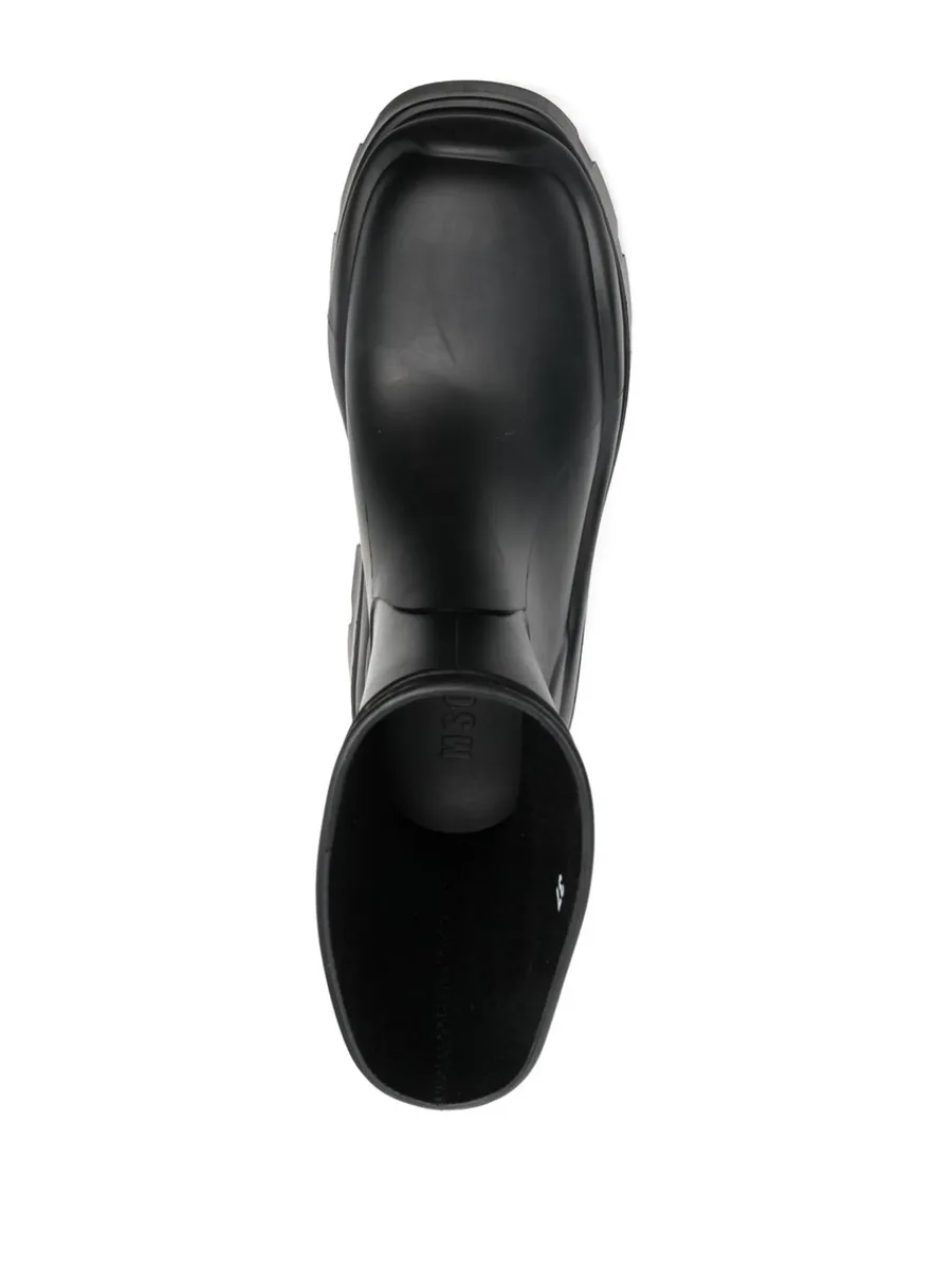 logo-embossed ankle boots 7