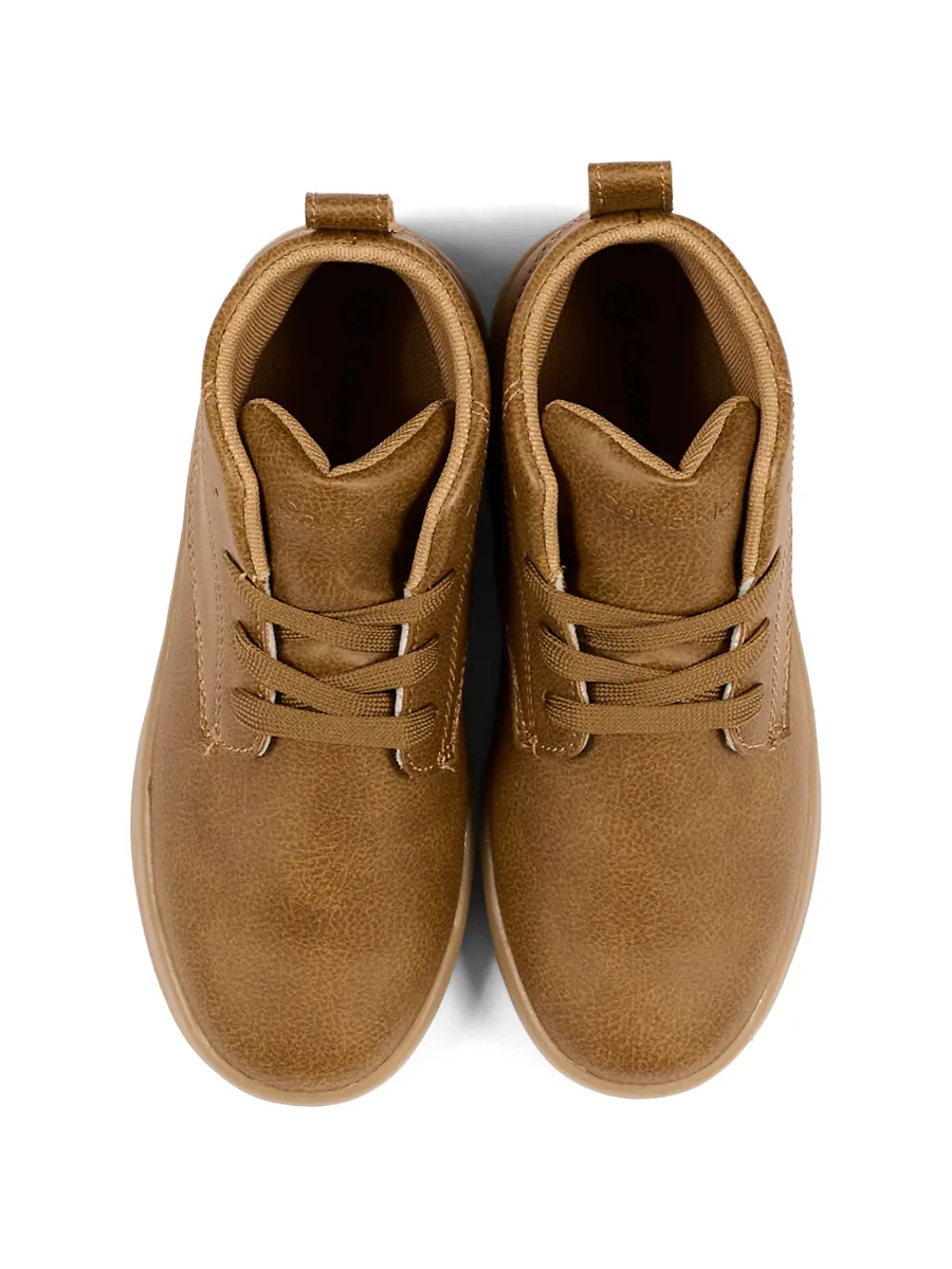 logo-embossed high-top sneakers 9